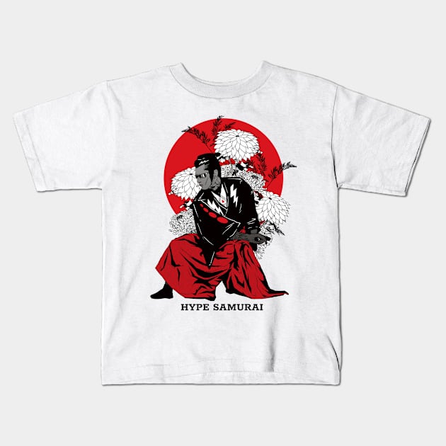 Hype Samurai T-Shirt Kids T-Shirt by Melchi